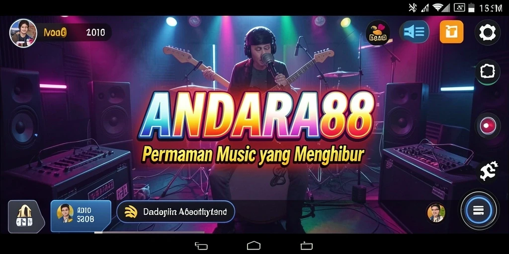 Tangkapan layar gameplay ANDARA88 dengan pengalaman musik yang menyenangkan.