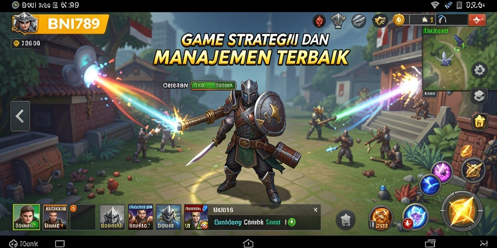 Tangkapan layar BNI789 menampilkan aksi strategis yang mendebarkan dalam gameplay SLG.