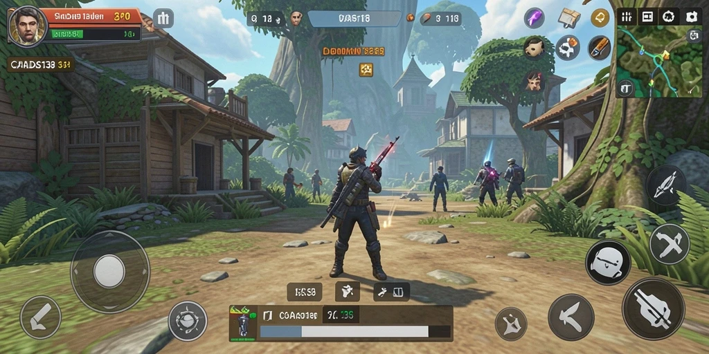 Screenshot utama <strong>CADAS138</strong> menampilkan gameplay simulasi yang mendalam dan interaktif.