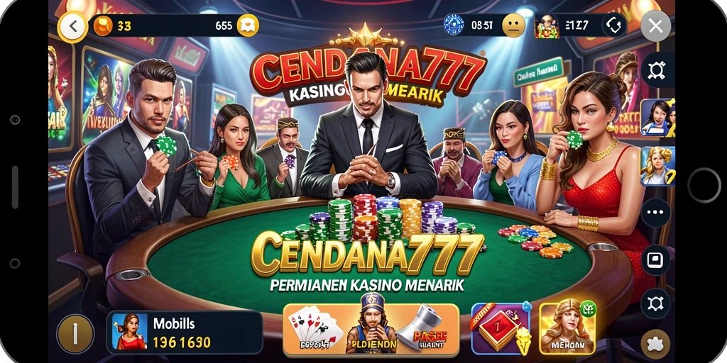 Tampilan gameplay menarik CENDANA777 dengan aksi kasino yang seru.
