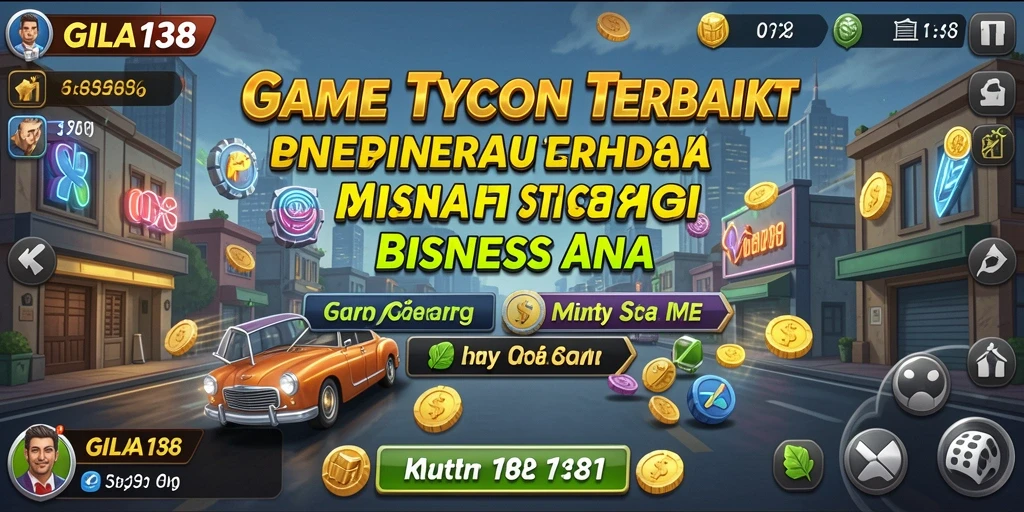 Tangkapan layar gameplay GILA138 yang menunjukkan proses manajemen bisnis yang menarik.