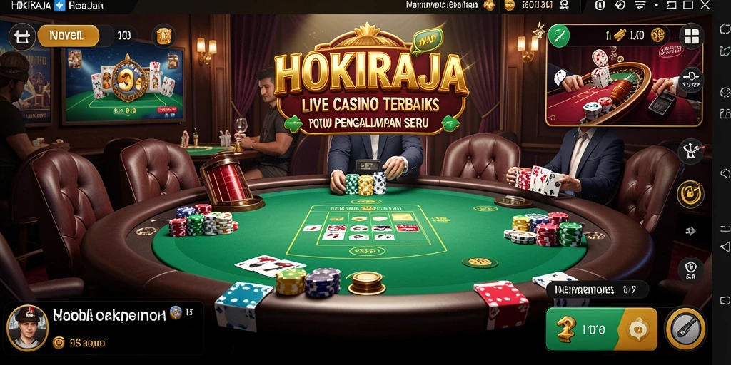 Tampilan gameplay HOKIRAJA yang mendebarkan dan interaktif.