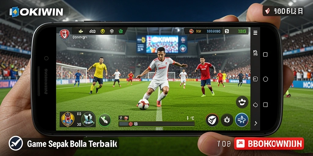 Tangkapan layar HOKIWIN menunjukkan aksi menarik dalam permainan sepak bola.