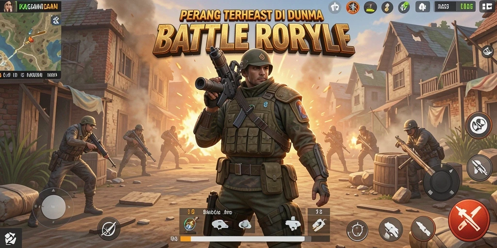 Gameplay KAGANDAN yang intens dan penuh aksi di medan perang.