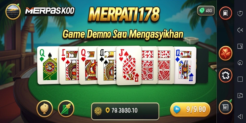 Tampilan gameplay Domino yang menarik dan interaktif.