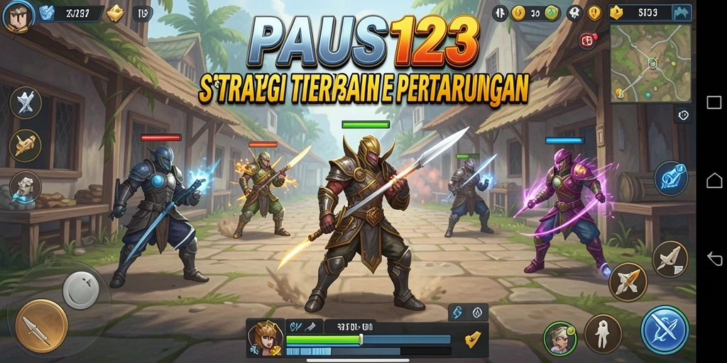 Tangkapan layar utama PAUS123 menampilkan aksi strategi yang seru dan mendalam.