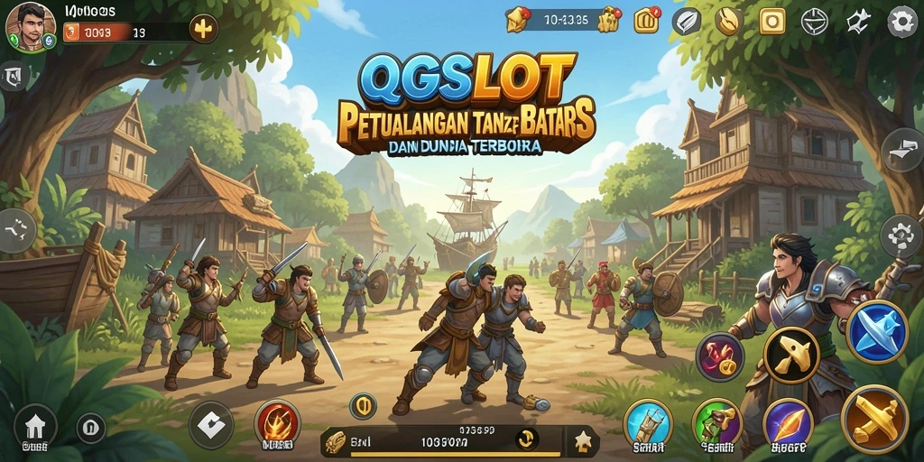 Tampilkan gameplay menarik dari QQSLOT di dunia terbuka.