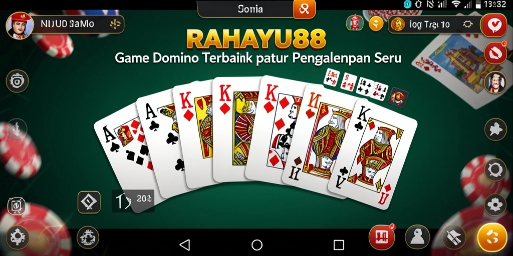Screenshot gameplay RAHAYU88 yang menunjukkan keseruan permainan Domino.