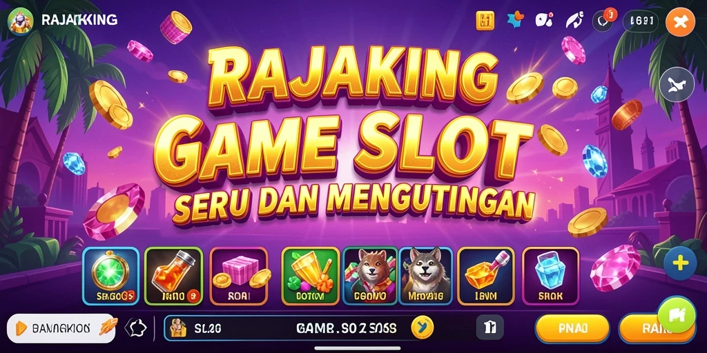 Tampilan menarik dari gameplay Slot RAJAKING.