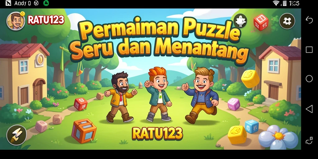 Screenshot menampilkan gameplay seru dari RATU123 dengan teka-teki yang menantang.