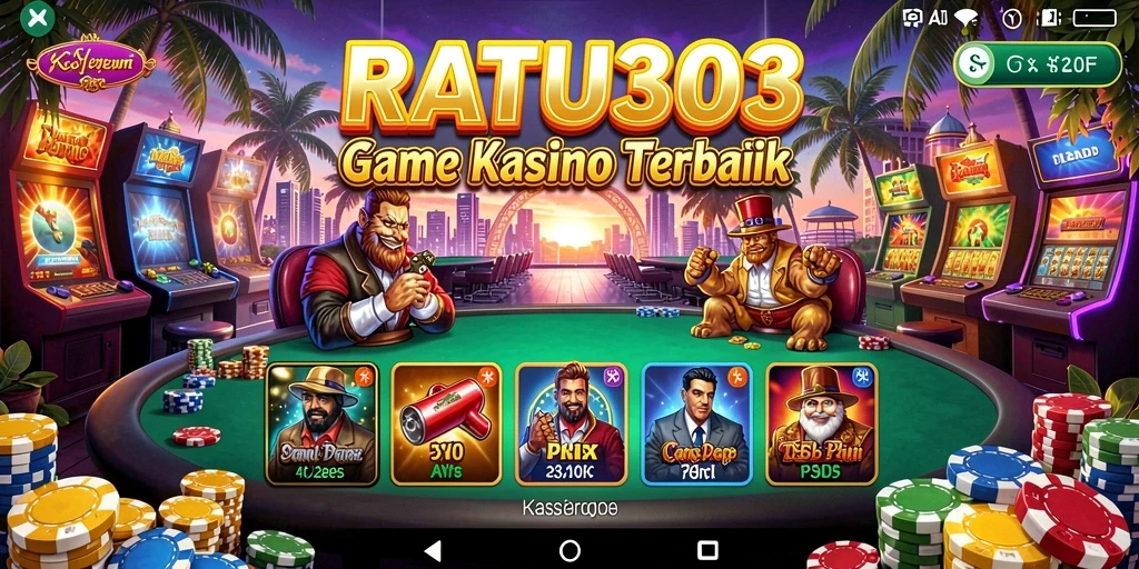 Tampilan menarik dari gameplay Kasino di RATU303.