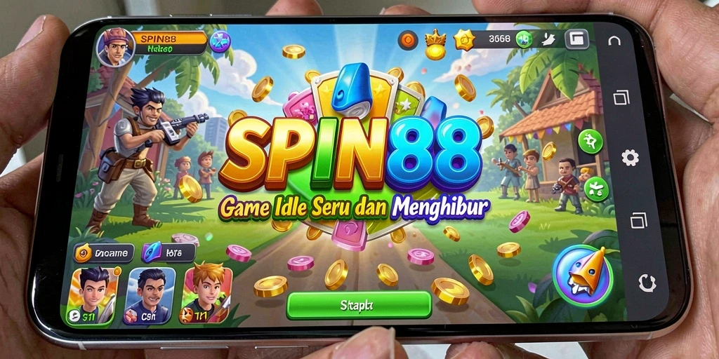 Tampilan menarik gameplay SPIN88 dengan karakter dan fitur yang beragam.